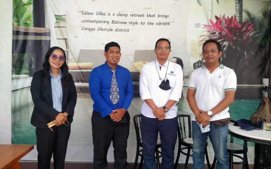 Hotel Tour Mahasiswa BEC Academy Mahasiswa BEC Academy mengadakan hotel tour di Lalasa Villa Canggu didampingan Bapak Ngurah Angga selaku Manager Lalasa Villa.